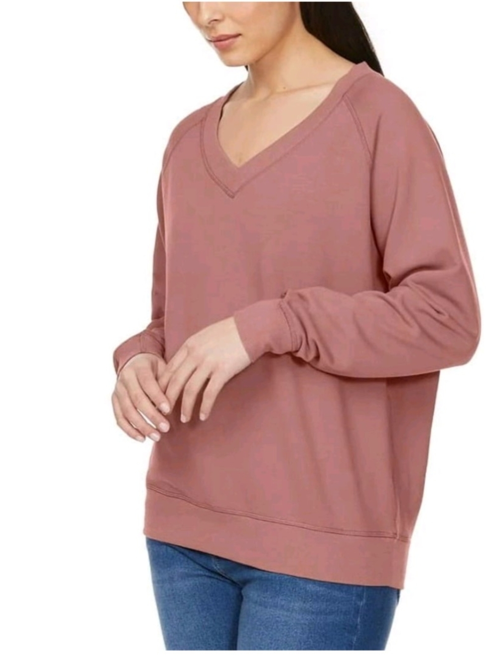NEW! Buffalo David Bitton Women's V-Neck Sweatshirt